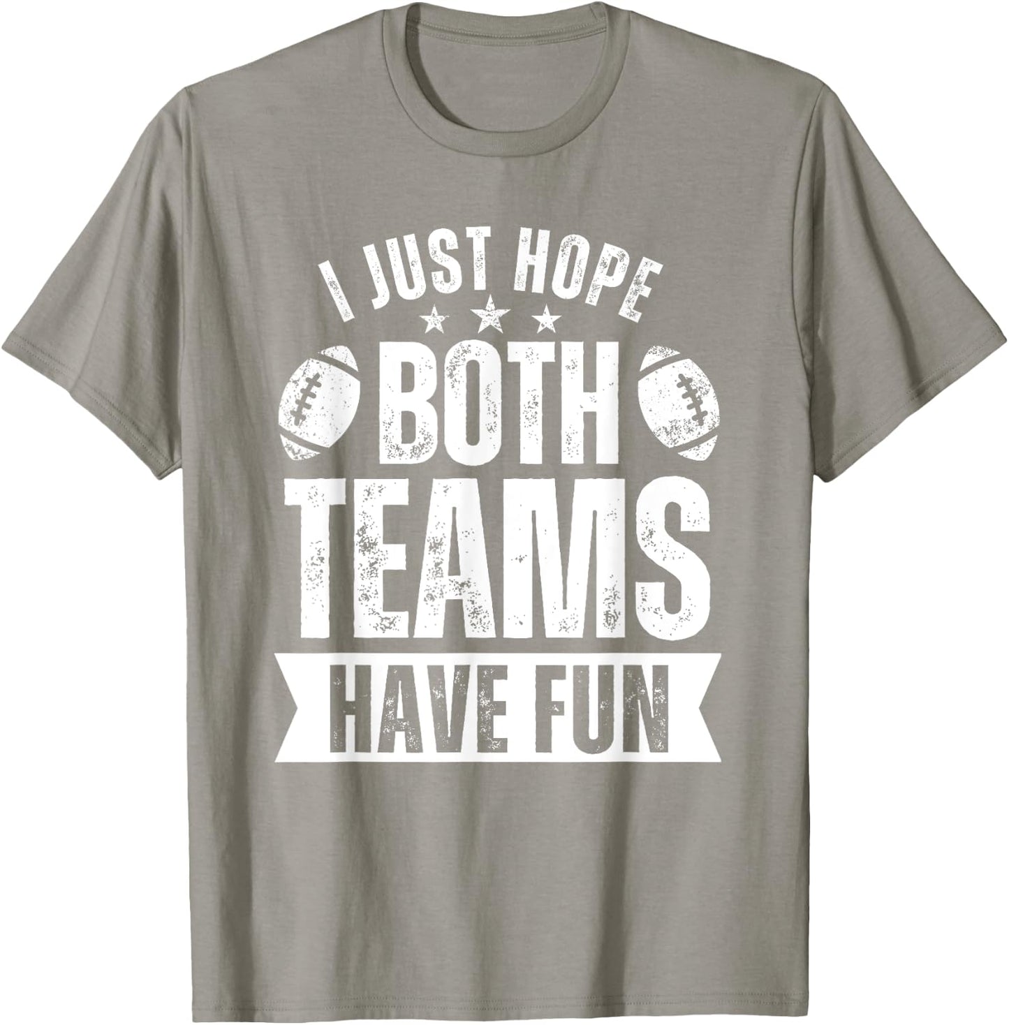 I Just Hope Both Teams Have Fun | American Football Women T-Shirt - T-Shirt | Sand