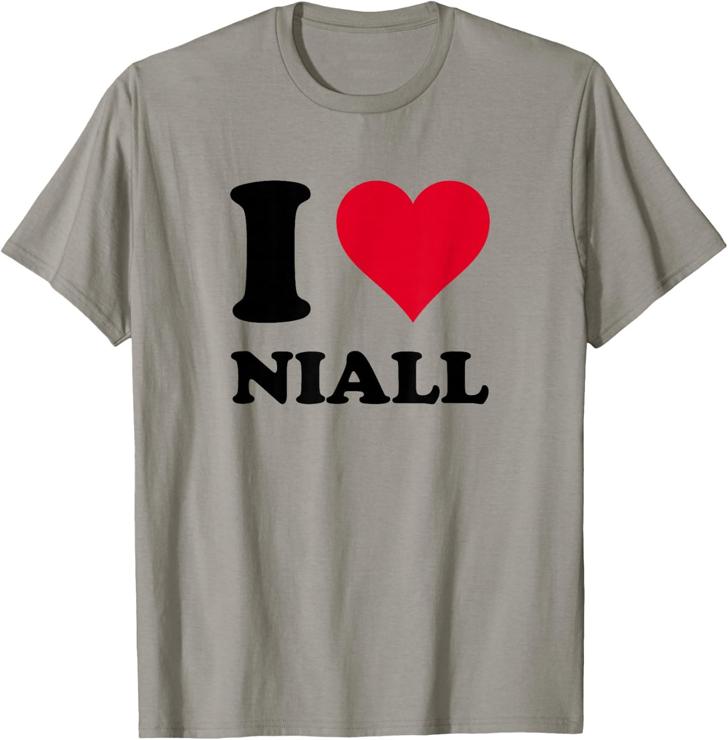 Herz Motiv Ich Liebe Niall T-Shirt - T-Shirt | Sand
