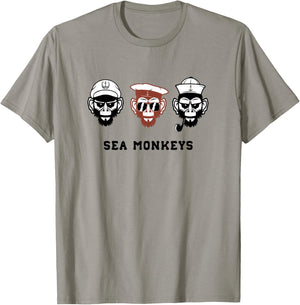 Sea Monkeys Ship Captain Funny Shirt T-Shirt - T-Shirt | Sand