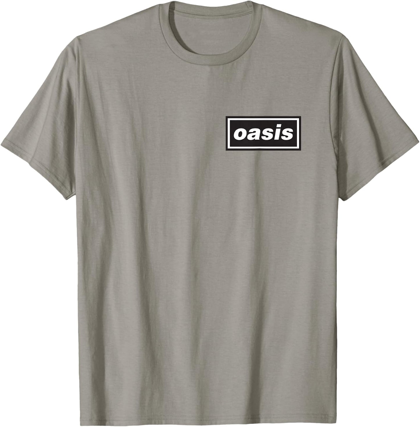 Oasis – Pocket Hit Logo Grey , grey, S T-Shirt - T-Shirt | Sand