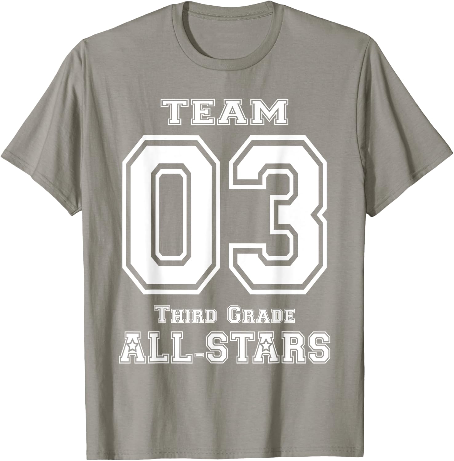 Team 3rd Grade All-stars Sport Jersey T-Shirt - T-Shirt | Sand