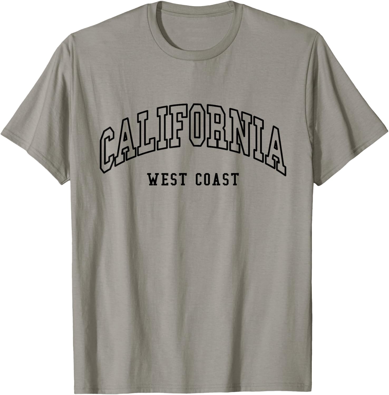 California - West Coast - Throwback Design - Classic T-Shirt - T-Shirt | Sand