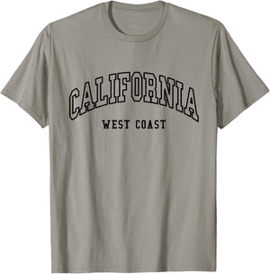 California - West Coast - Throwback Design - Classic T-Shirt - T-Shirt | Sand