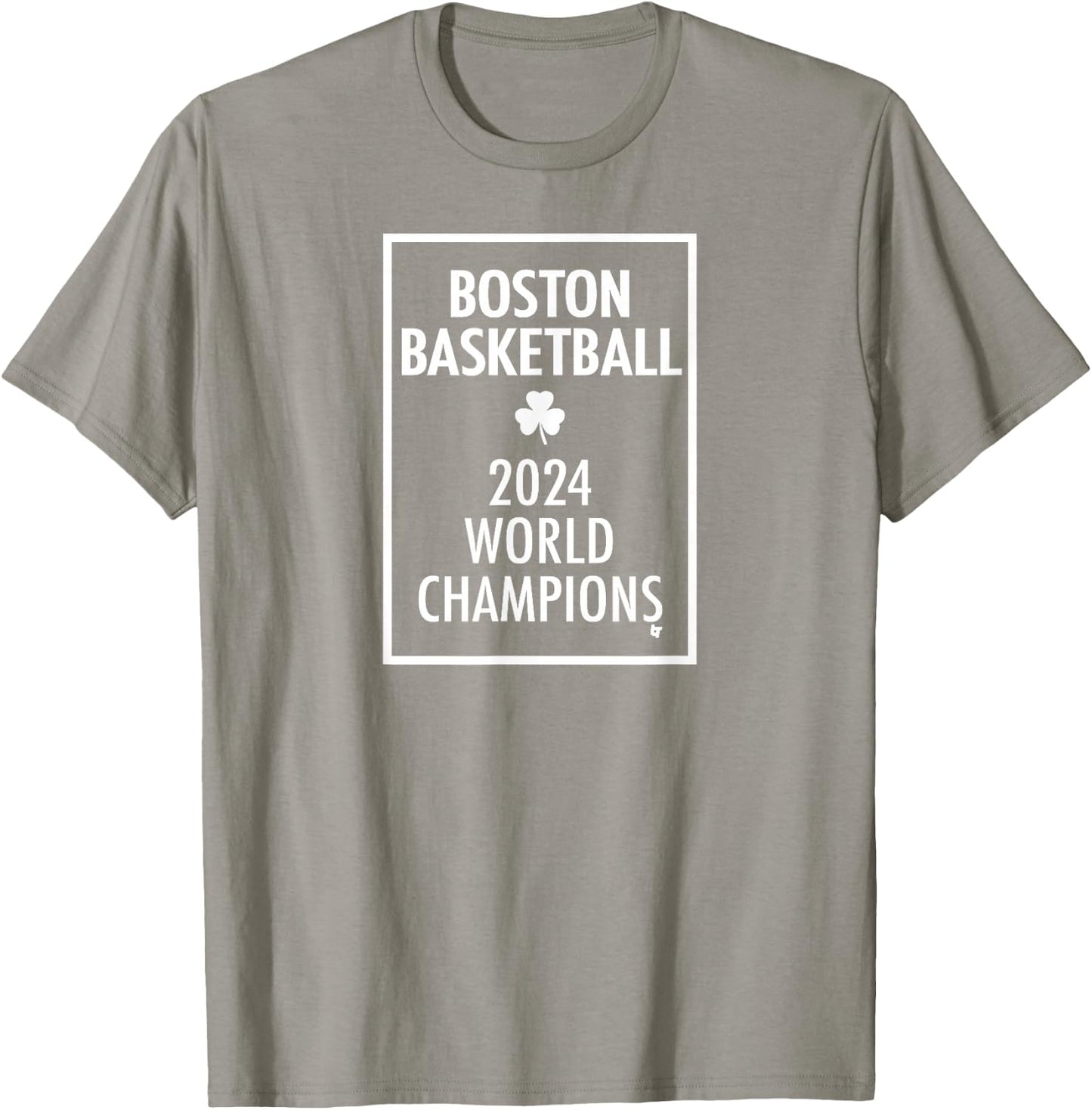 2024 World Champions - Boston Basketball T-Shirt - T-Shirt | Sand