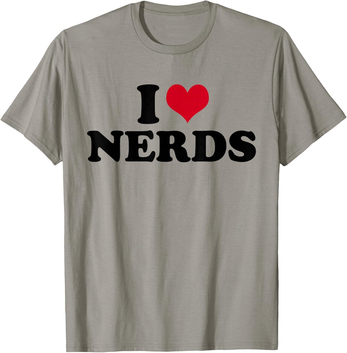 I Love Nerds , White T-Shirt - T-Shirt | Sand