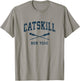 Catskill New York Vintage Nautical Paddles Sports Oars T-Shirt - T-Shirt | Sand