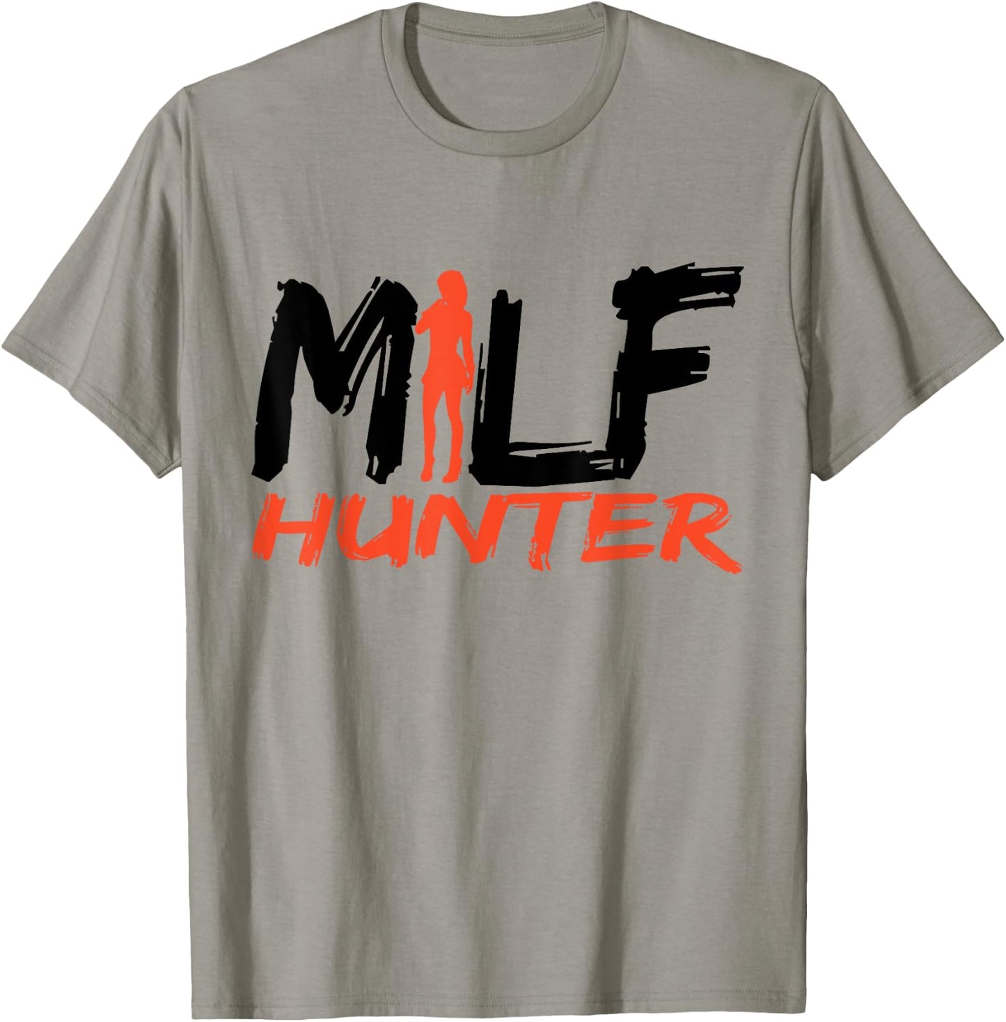 Funny Milf Hunter Womanizer T-Shirt - T-Shirt | Sand