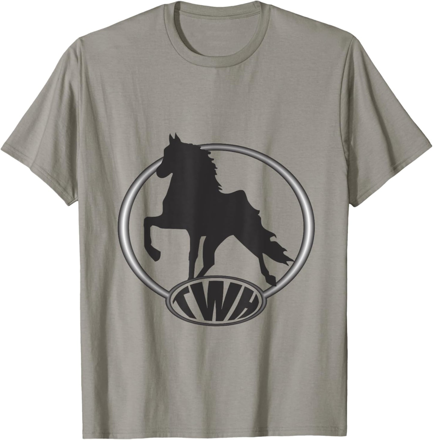 TWH Tennessee Walking Horse Equestrian Trending Horses T-Shirt - T-Shirt | Sand