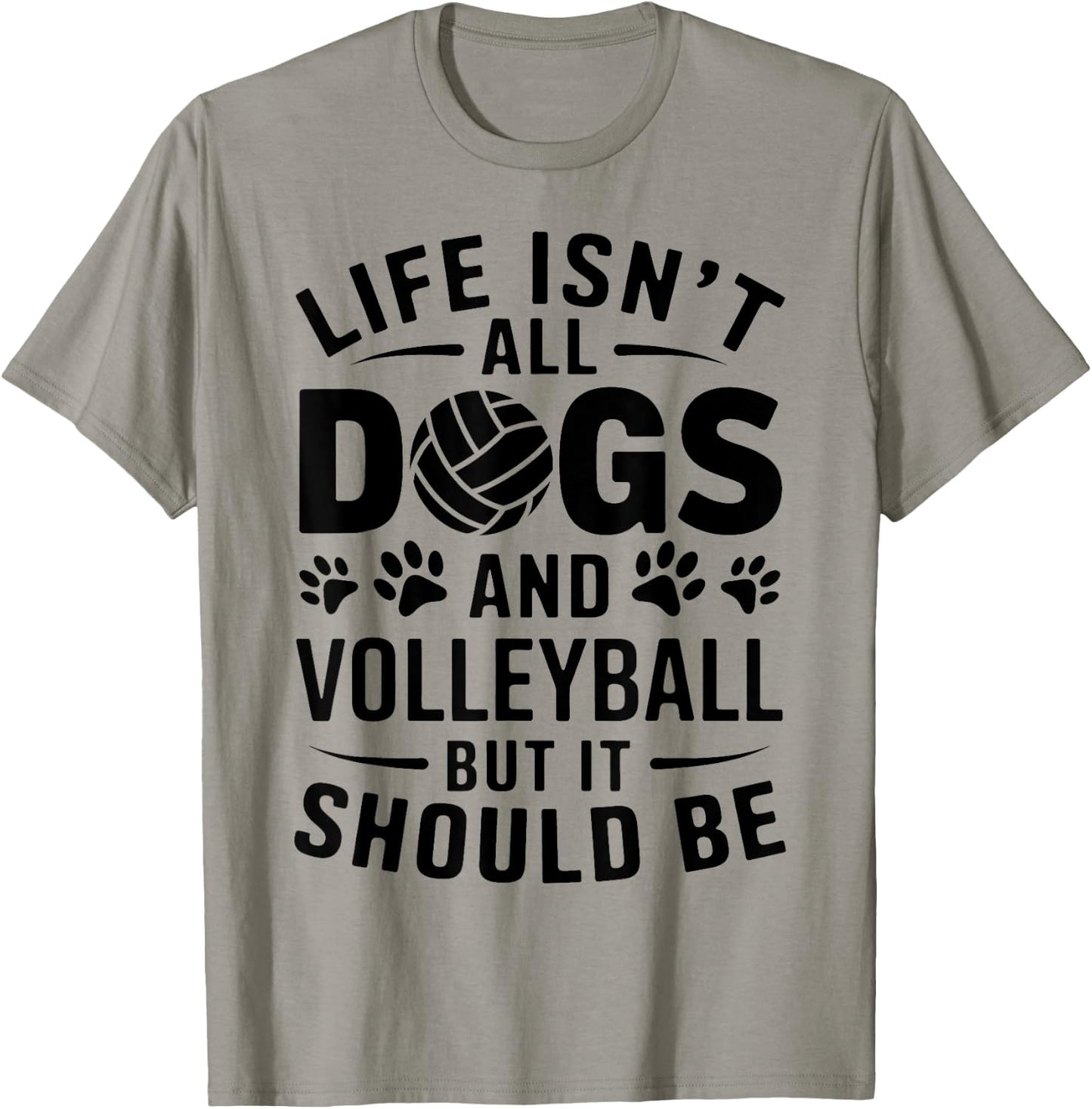 Dogs And Volleyball Funny Volleyball T-Shirt - T-Shirt | Sand
