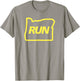 Run Oregon Runner T-Shirt - T-Shirt | Sand