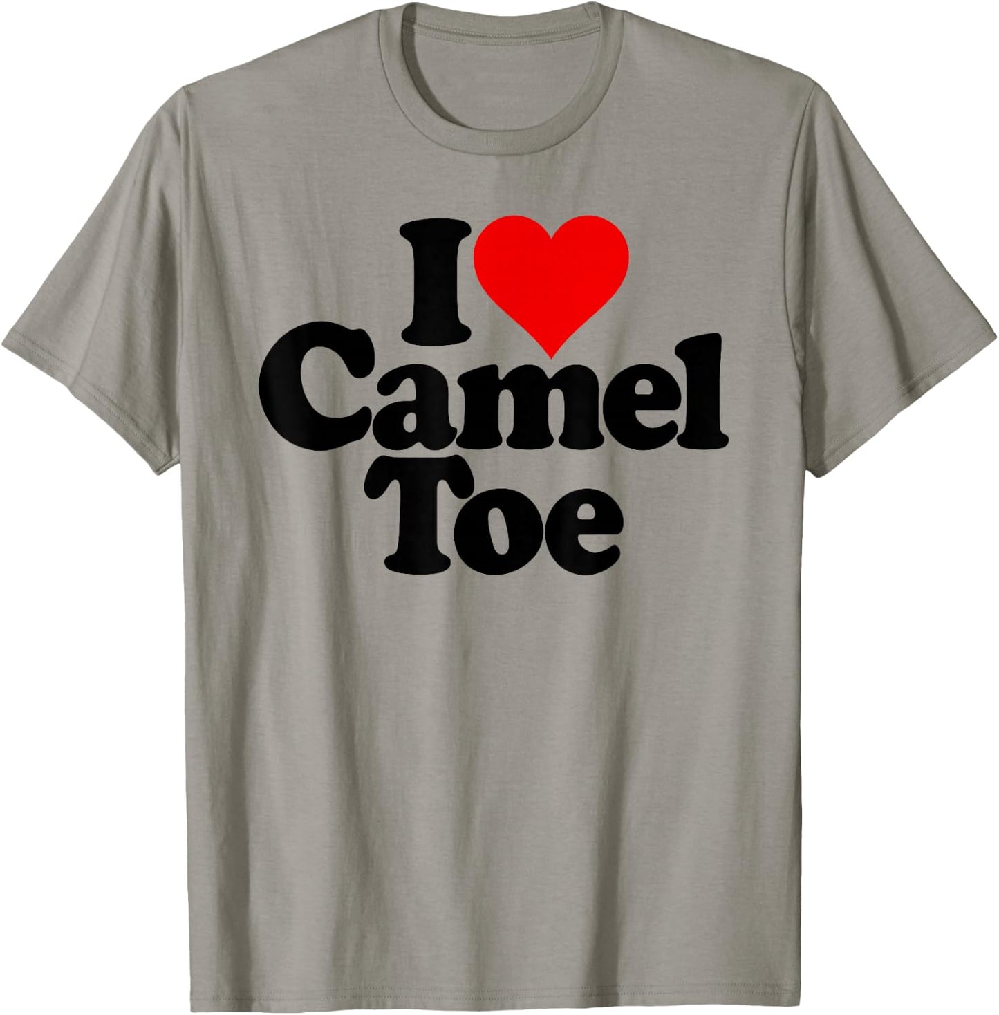 I Love Heart Camel Toe T-Shirt - T-Shirt | Sand