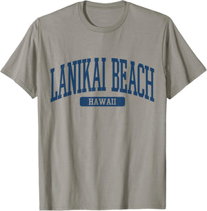 Lanikai Beach Hawaii Souvenir Simple Summer Aesthetic T-Shirt - T-Shirt | Sand