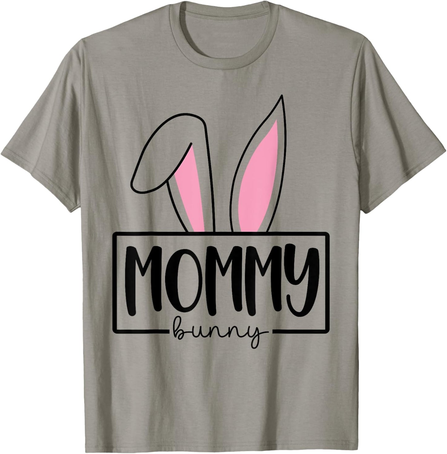 Funny Mommy Bunny Happy Easter Family Matching T-Shirt - T-Shirt | Sand