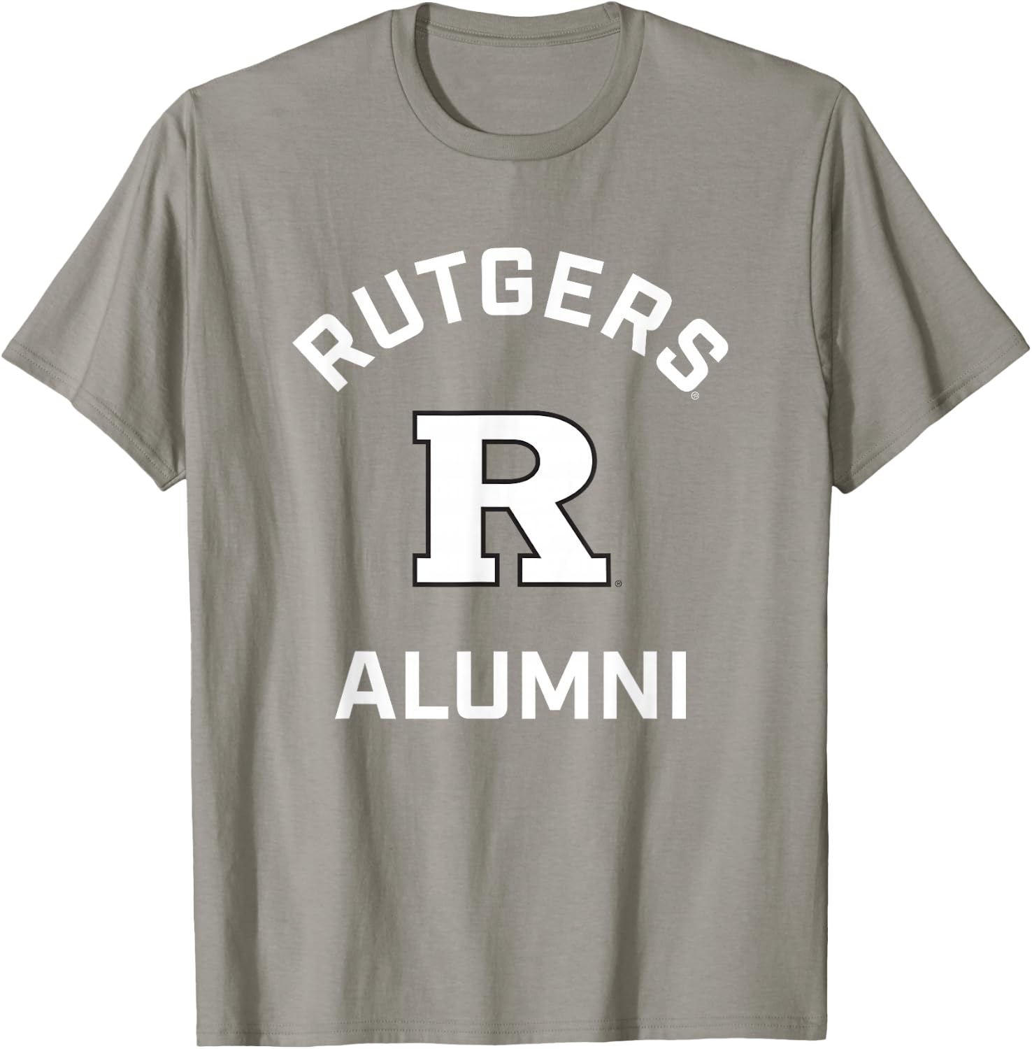 Rutgers University Scarlet Knights Arched Alumni T-Shirt - T-Shirt | Sand