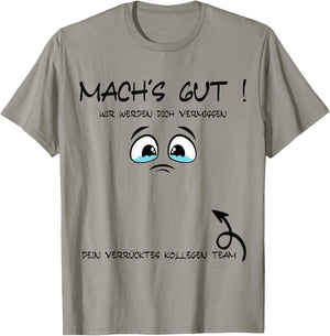 Job Change Farewell Gift Signature Colleague Farewell T-Shirt - T-Shirt | Sand