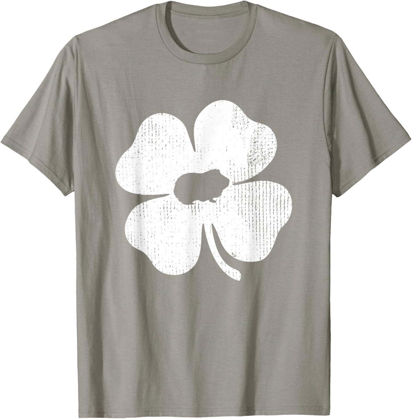 Guinea Pig Lucky Shamrock Leaf St Patrick's Day Funny Gift T-Shirt - T-Shirt | Sand