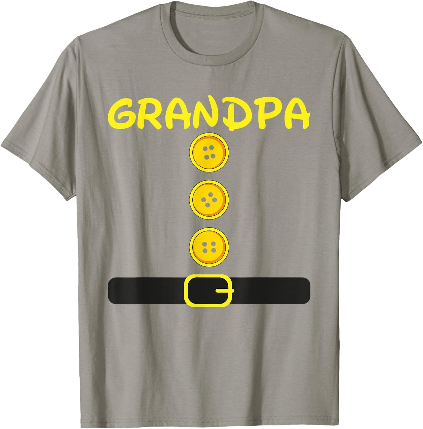 Grandpa Dwarf Costume Color Family Matching Dwarf Halloween T-Shirt - T-Shirt | Sand