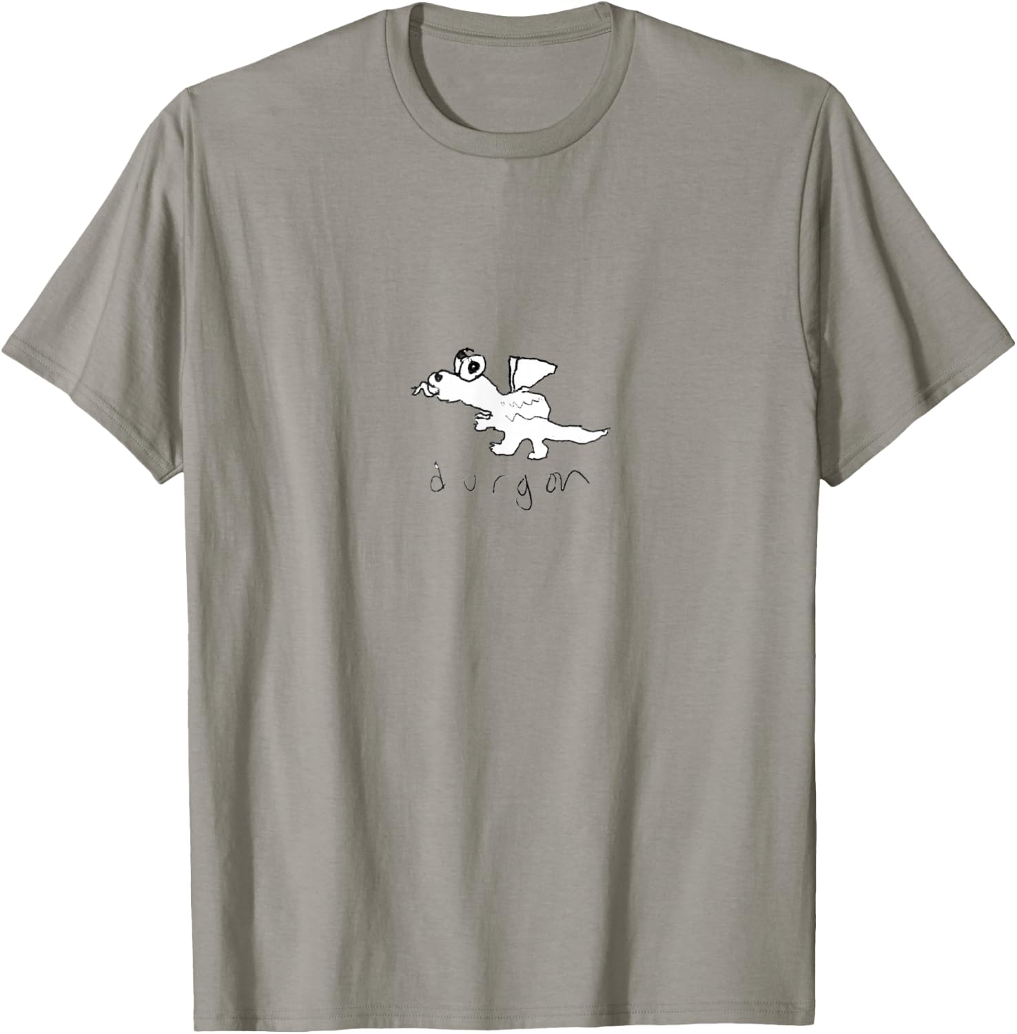 Durgon Dragon Graphic Streetwear Harujuku Aesthetic T-Shirt - T-Shirt | Sand
