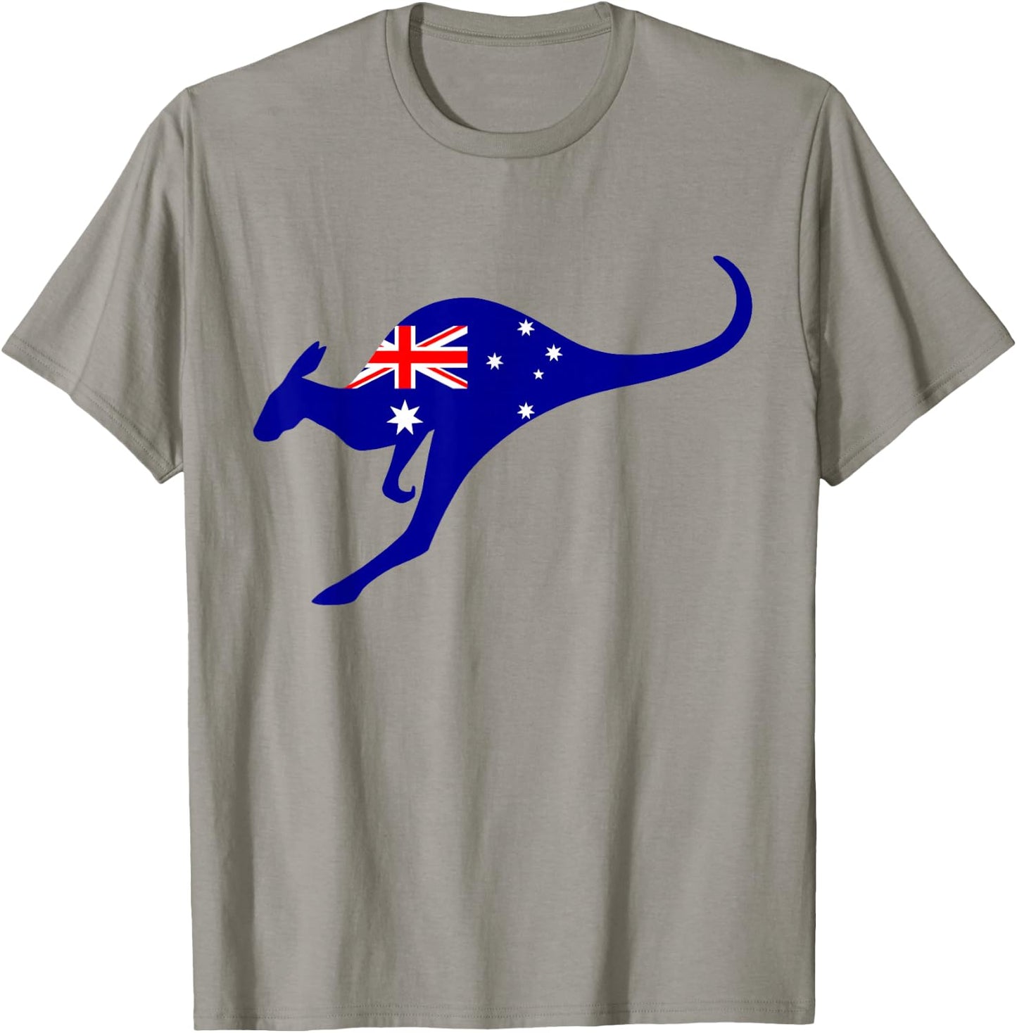 Vintage Kangaroo Australia Flag Aussie Roo Kangaroo T-Shirt - T-Shirt | Sand