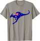 Vintage Kangaroo Australia Flag Aussie Roo Kangaroo T-Shirt - T-Shirt | Sand