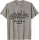 Jérusalem Israël Skyline Souvenir Israélien Juif Femme Homme T-Shirt - T-Shirt | Sand