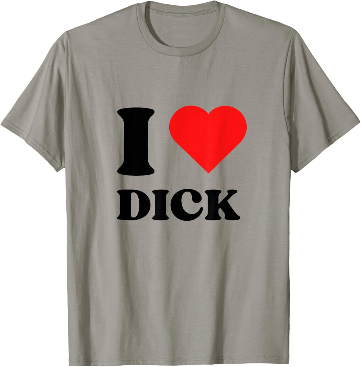 I Love Dick I Heart Dick Y2k Aesthetic Red Heart T-Shirt - T-Shirt | Sand