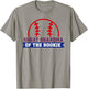 Great Grandma of Rookie 1st Birthday Baseball Theme Matching T-Shirt - T-Shirt | Sand