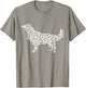 Golden Retriever Dog Cute Shamrock St Patricks Day Women Kids T-Shirt - T-Shirt | Sand