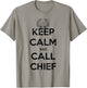 KEEP CALM and CALL CHIEF Warrant Officer Corps Eagle Rising T-Shirt - T-Shirt | Sand