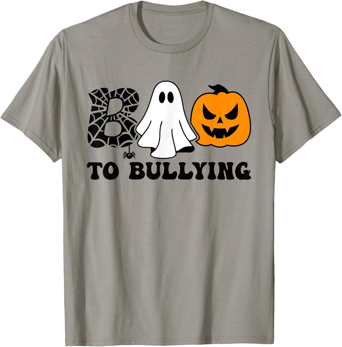 Boo To Bullying Orange Anti Bullying Unity Day Halloween Kid T-Shirt - T-Shirt | Sand
