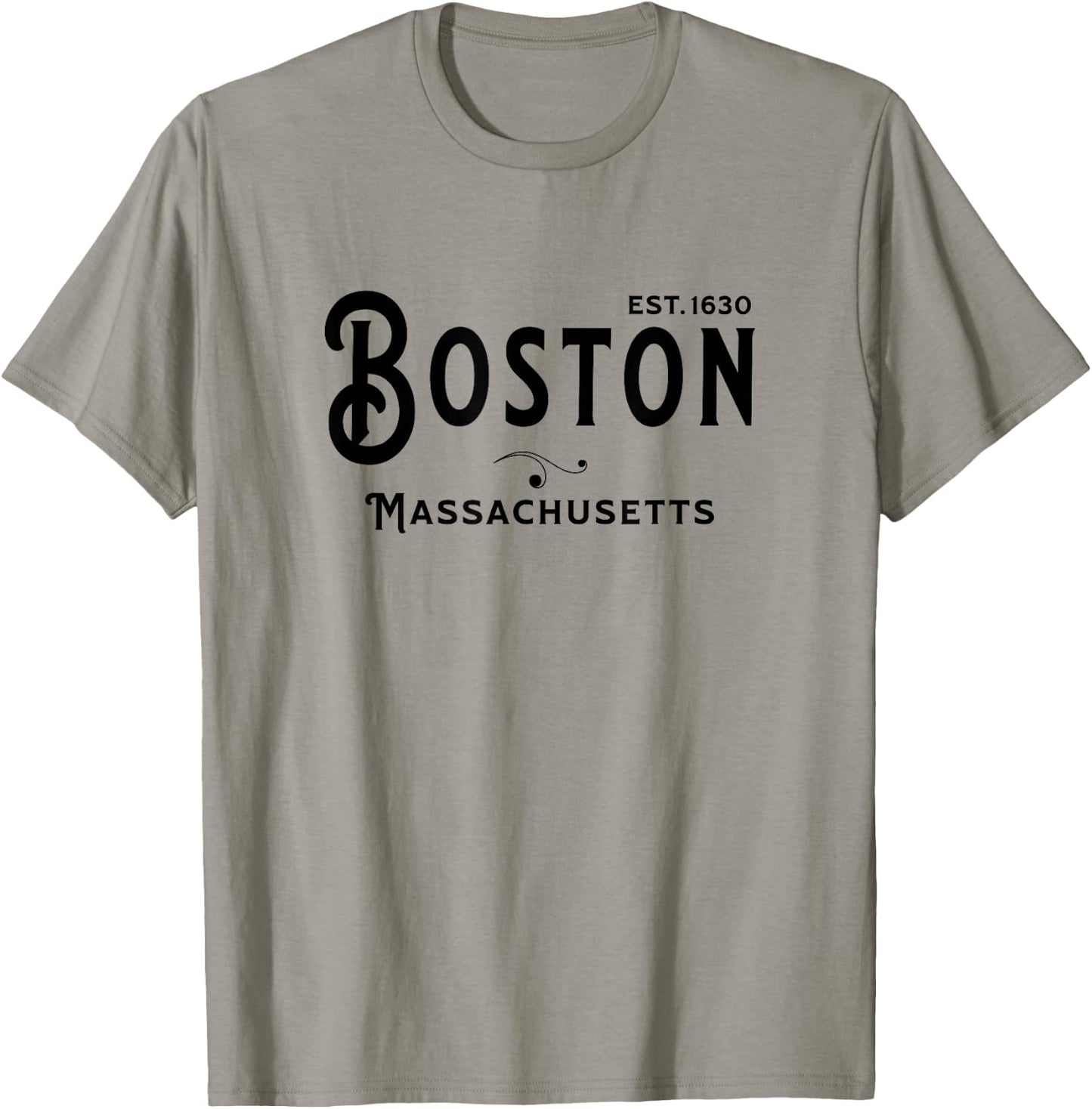 Vintage Merch MA Souvenir Visit Boston Massachusetts T-Shirt - T-Shirt | Sand