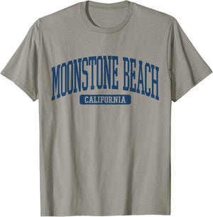 Moonstone Beach California Souvenir Beach, Retro, Vintage T-Shirt - T-Shirt | Sand