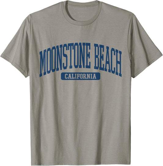 Moonstone Beach California Souvenir Beach, Retro, Vintage T-Shirt - T-Shirt | Sand