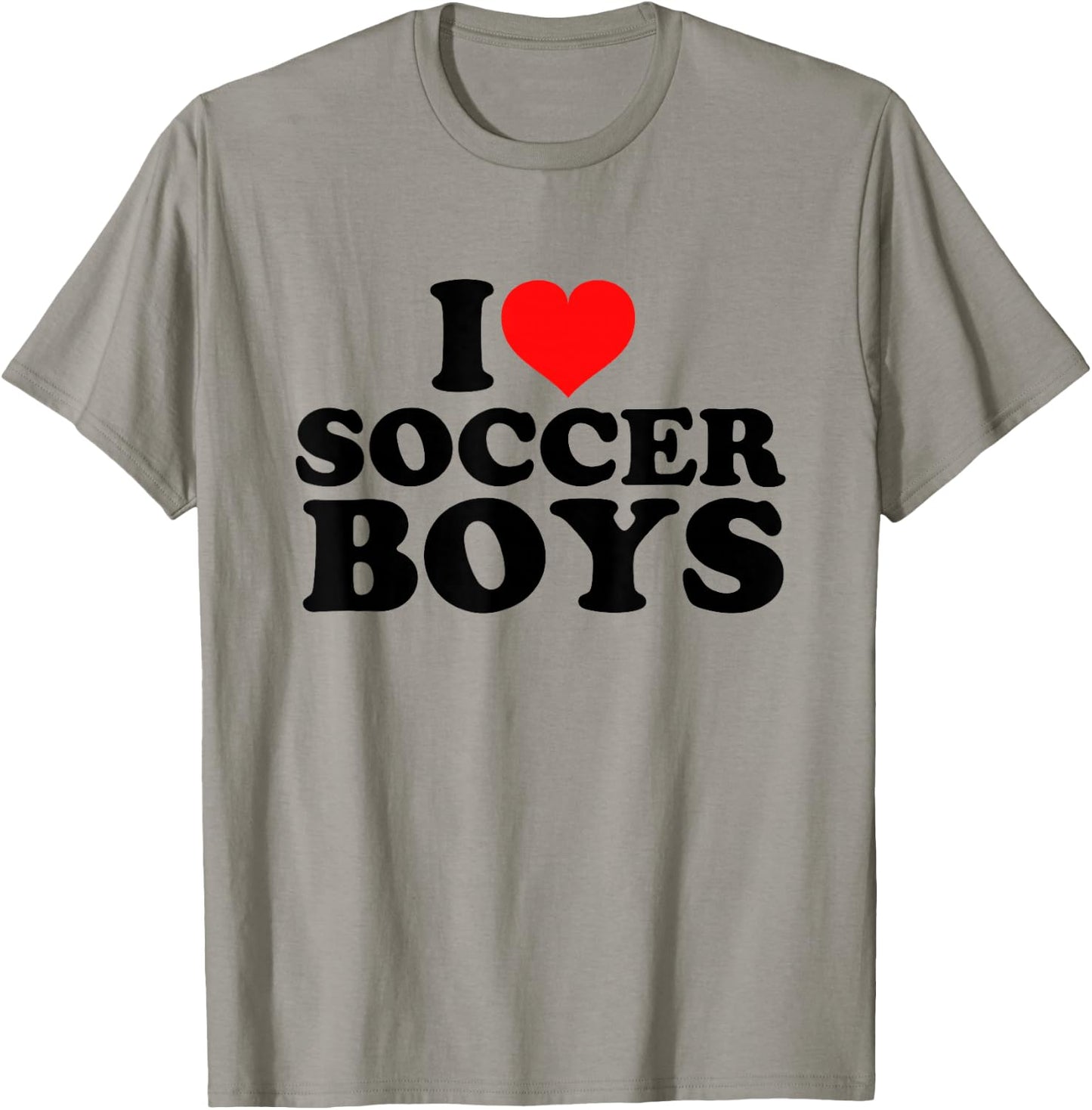 I Love Soccer Boys T-Shirt - T-Shirt | Sand