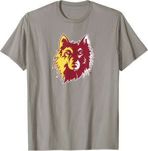 Northern State University Wolves Spirit Mark Logo T-Shirt - T-Shirt | Sand
