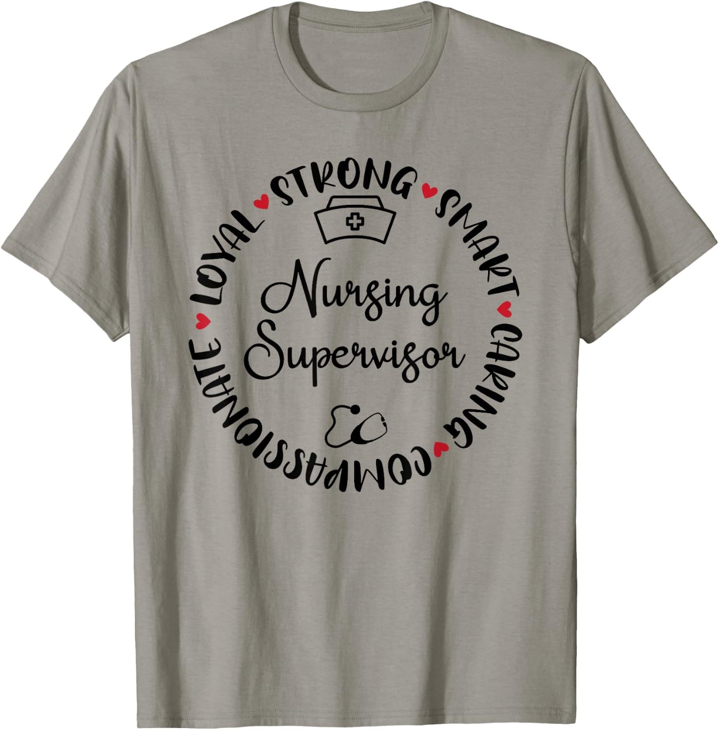 Nursing Supervisor Accessories Nurses Graduation T-Shirt - T-Shirt | Sand