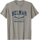 Belmar New Jersey Vintage Nautical Paddles Sports Oars T-Shirt - T-Shirt | Sand