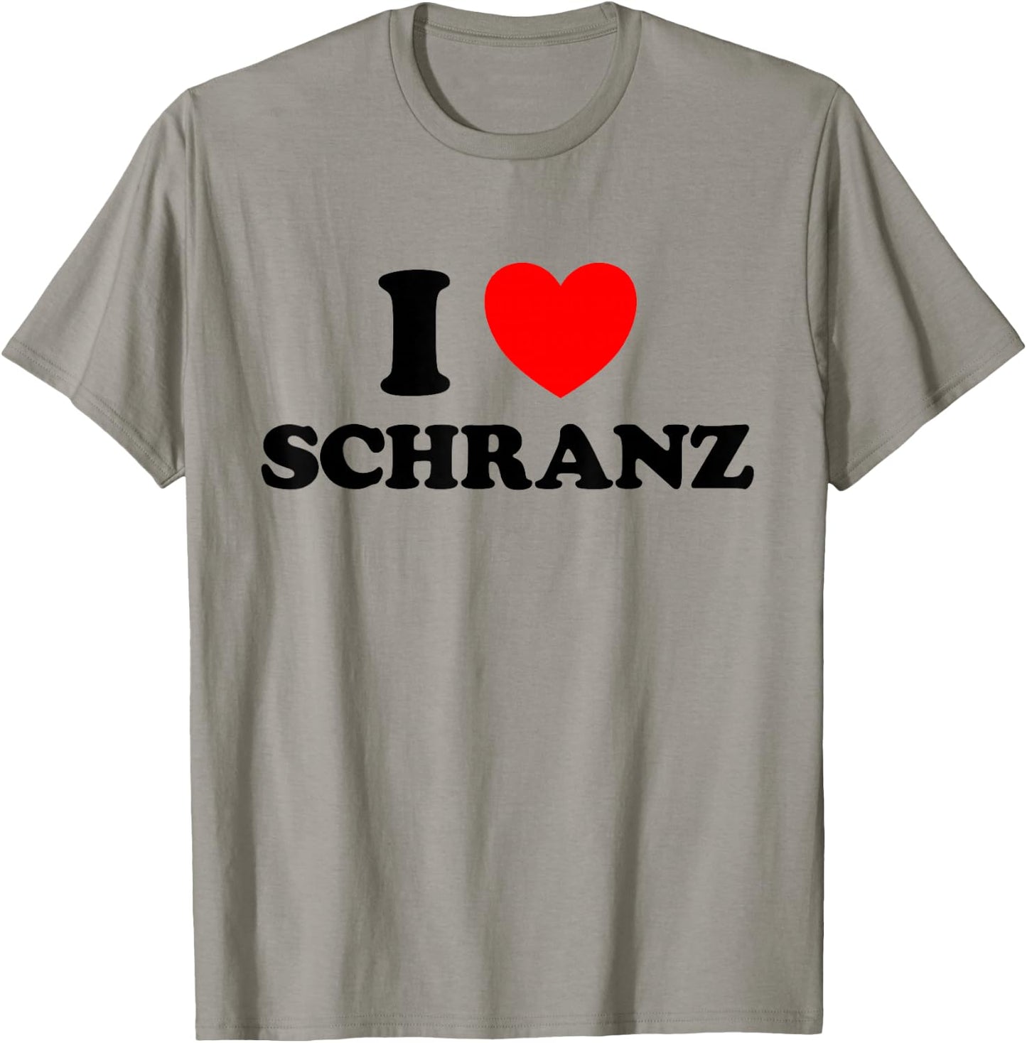 I Love Schranz Lustiger Hard Tekno Techno Deutsch Fast Music Fan T-Shirt - T-Shirt | Sand