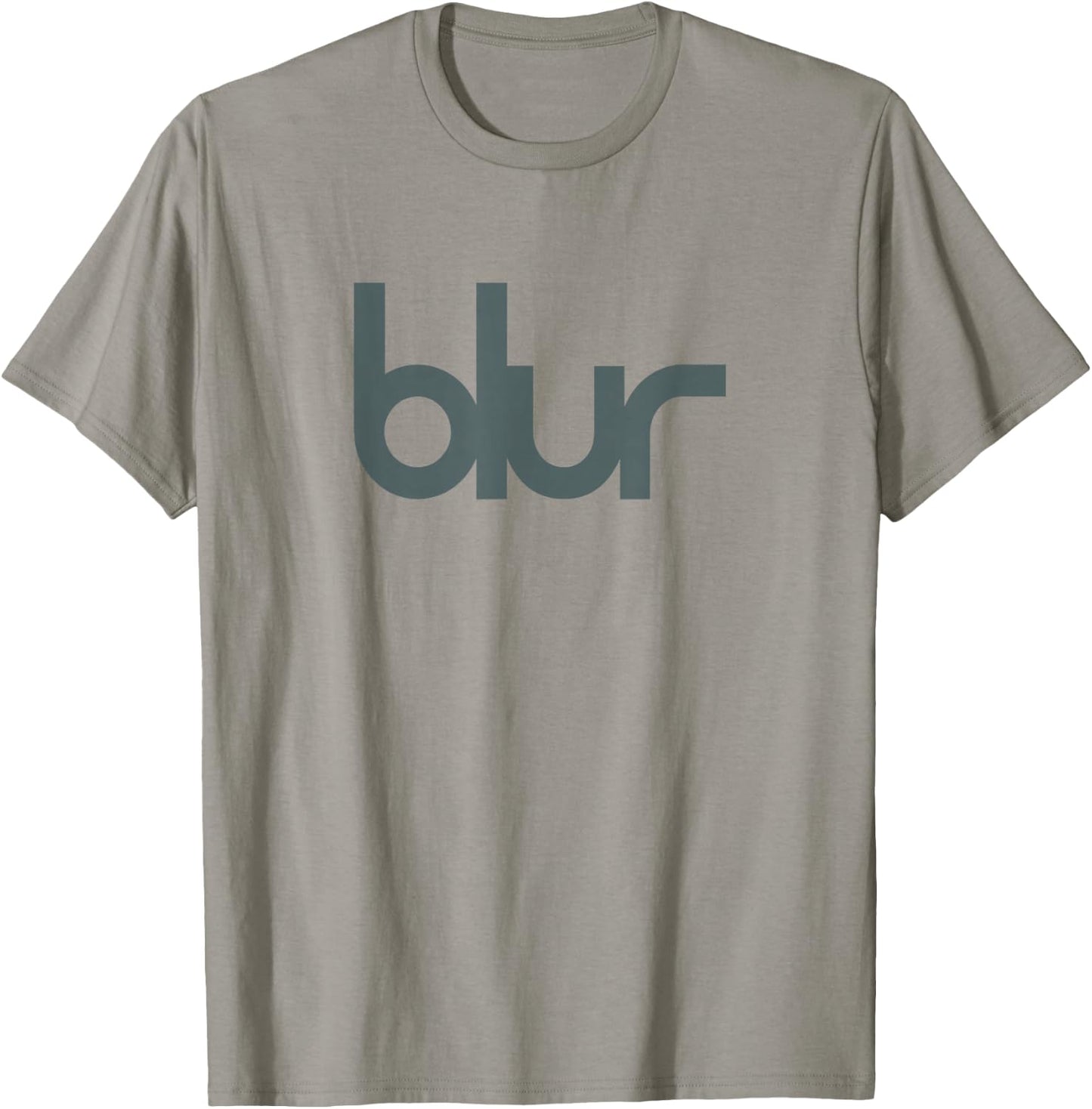 Blur Blue Central Logo T-Shirt - T-Shirt | Sand