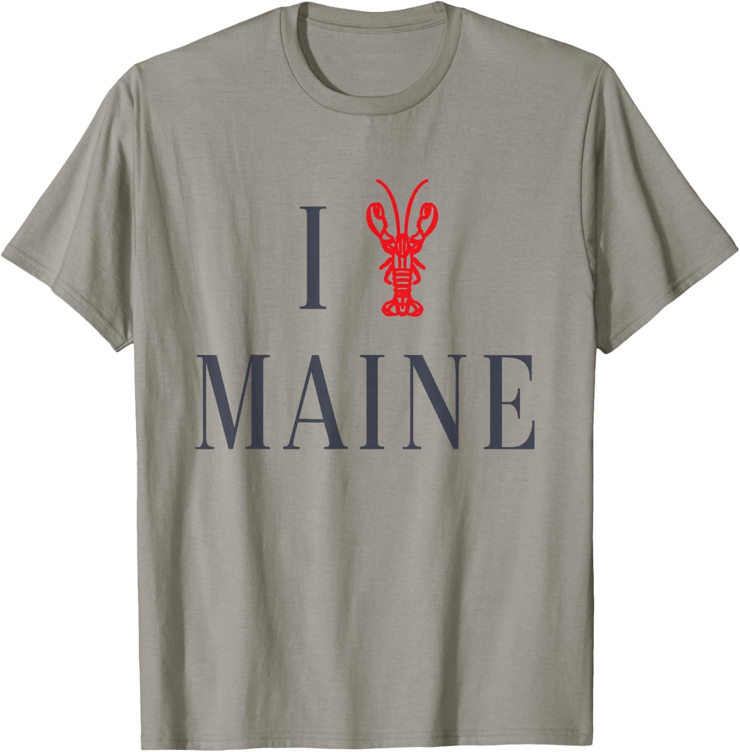 I Love Maine Lobster T-Shirt - T-Shirt | Sand