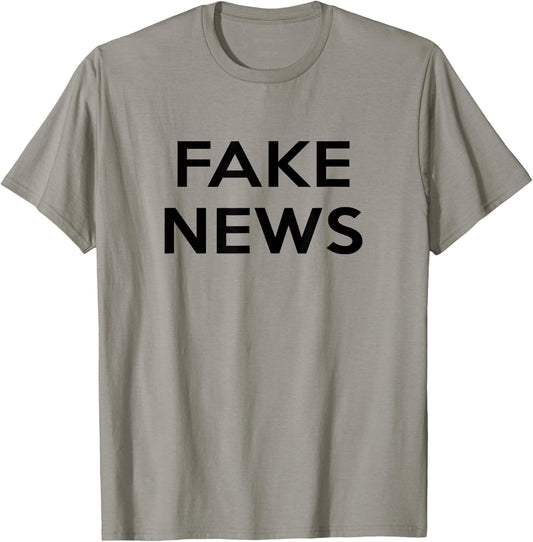 FAKE NEWS Trump den Weg, blue T-Shirt - T-Shirt | Sand