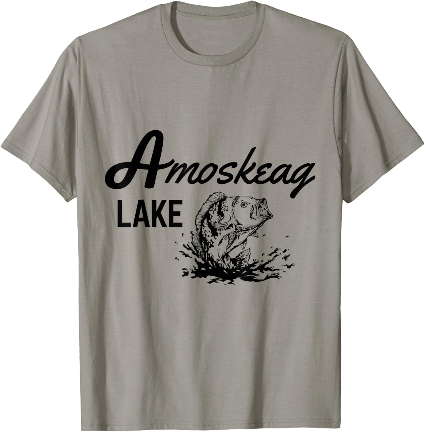 Amoskeag Lake Grown Ups T-Shirt - T-Shirt | Sand