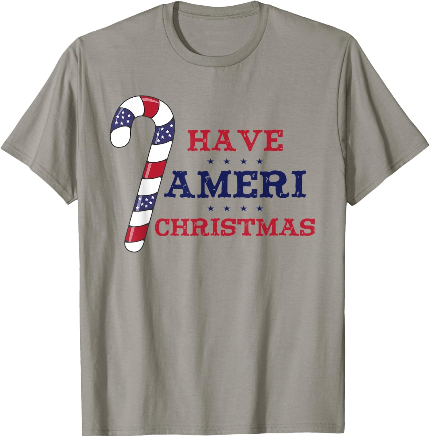 Patriotic Xmas American Have Ameri Christmas Kids Men T-Shirt - T-Shirt | Sand
