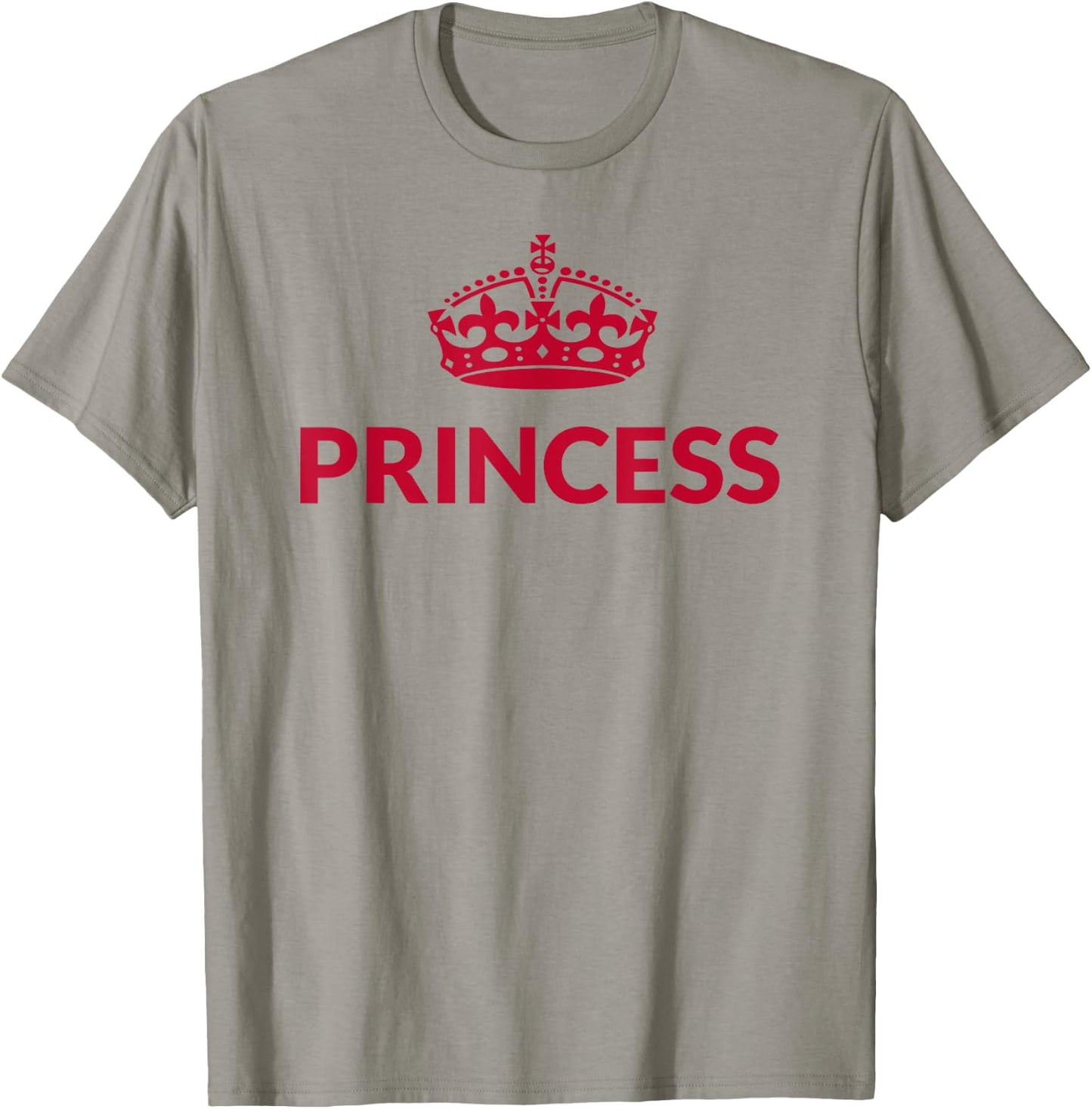 Funny Princess with Crown or Tiara Motif , pink T-Shirt - T-Shirt | Sand