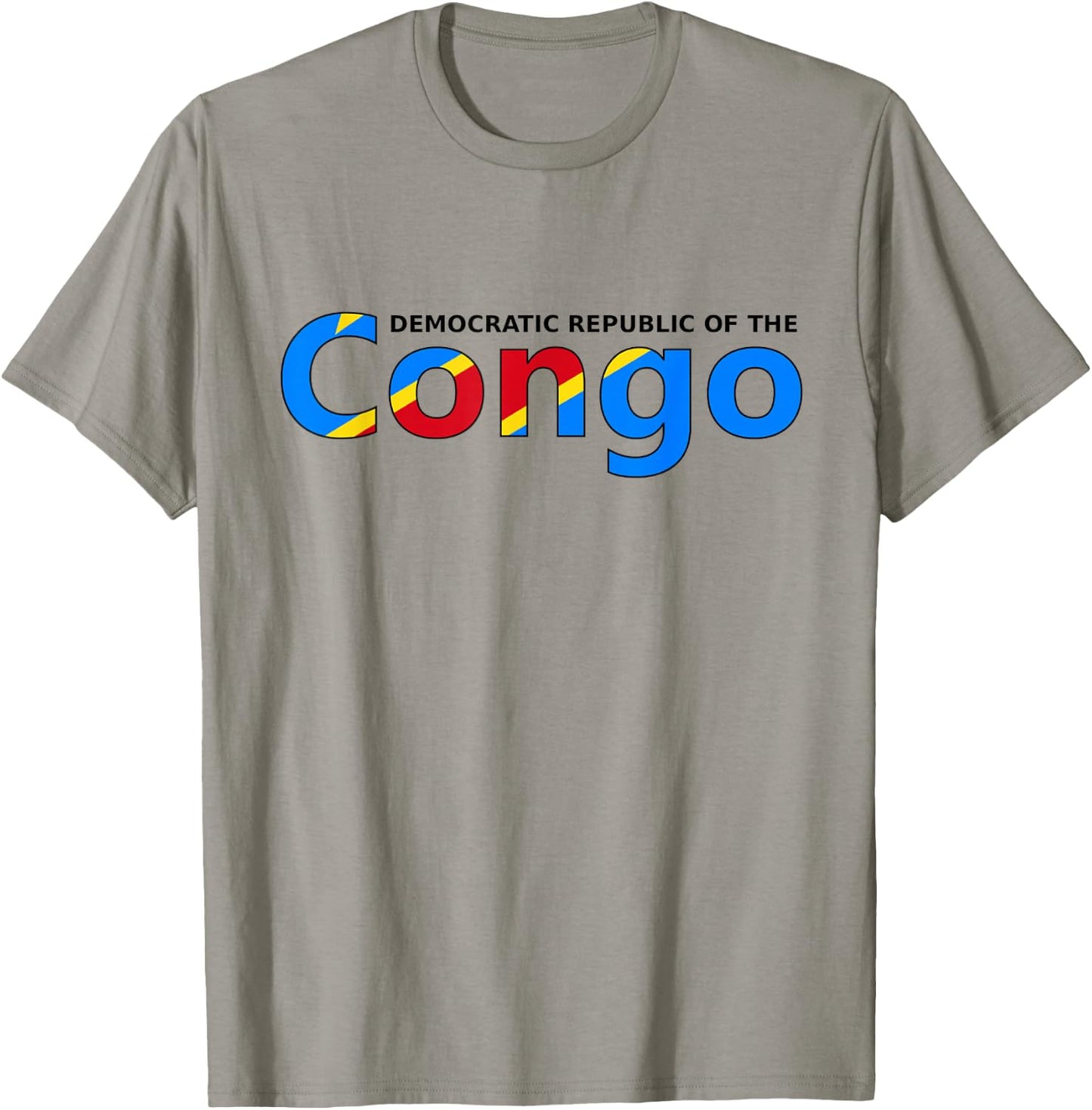 Congolese Flag of The DRC African Men Women Kids Congo T-Shirt - T-Shirt | Sand