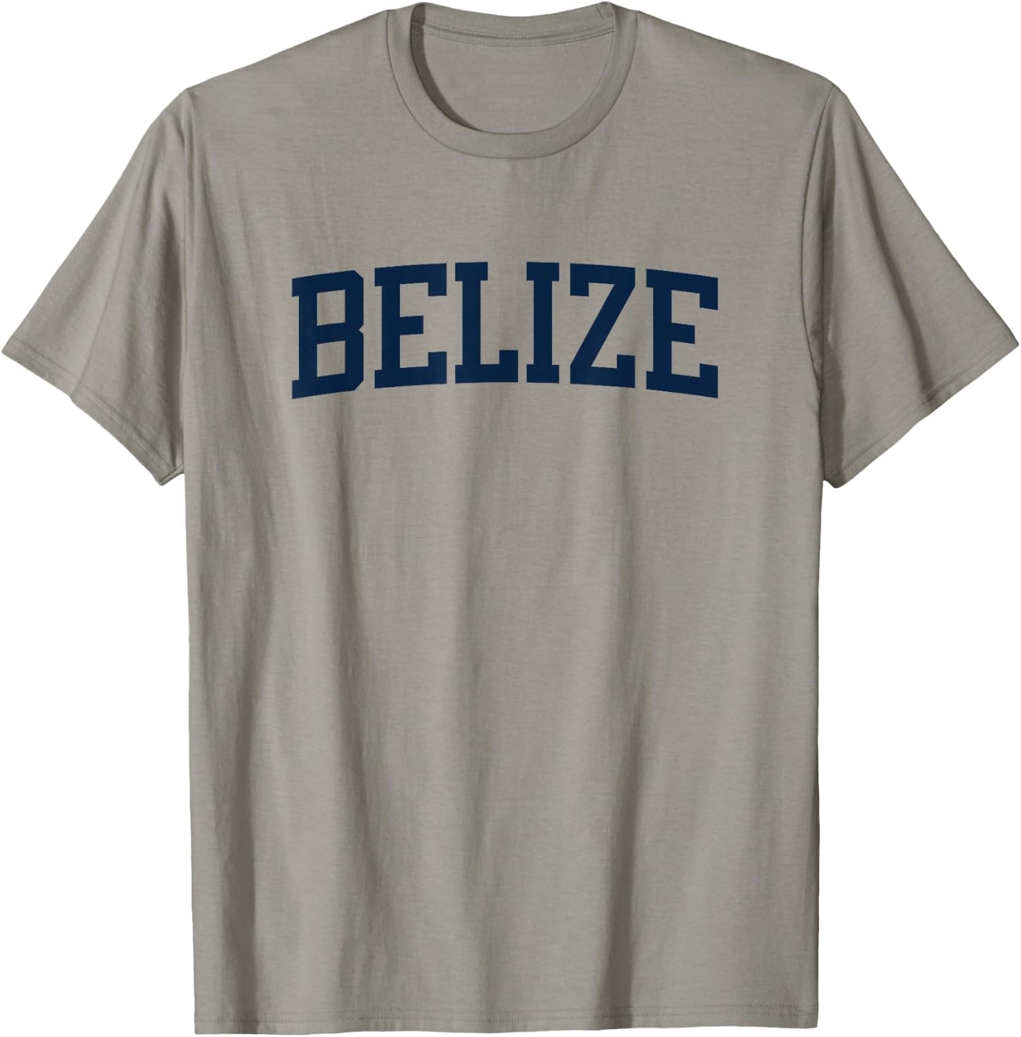 Belize Collegiate Style Varsity Block Letter T-Shirt - T-Shirt | Sand