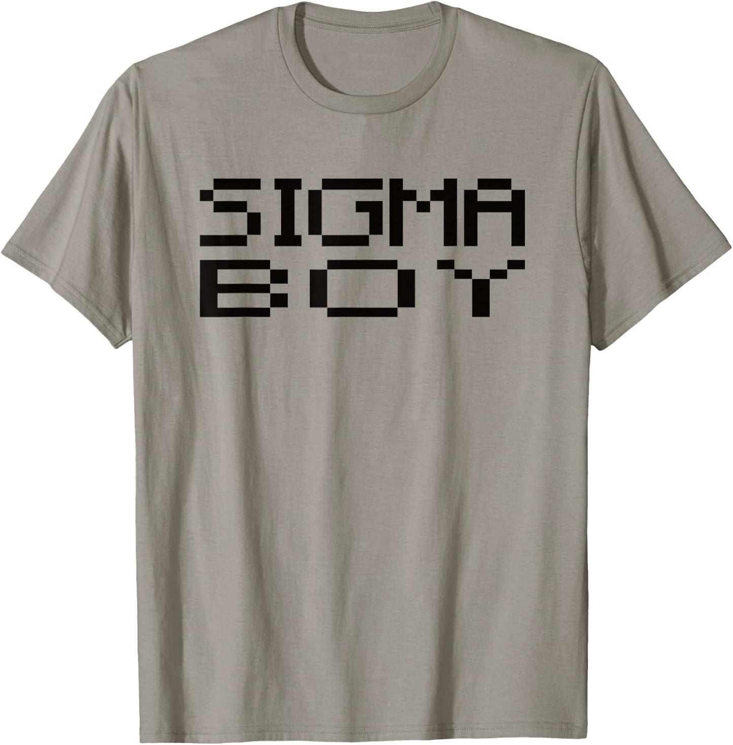 Sigma Boy – Sigma Design Trendy Motivational Men's , grey, S T-Shirt - T-Shirt | Sand