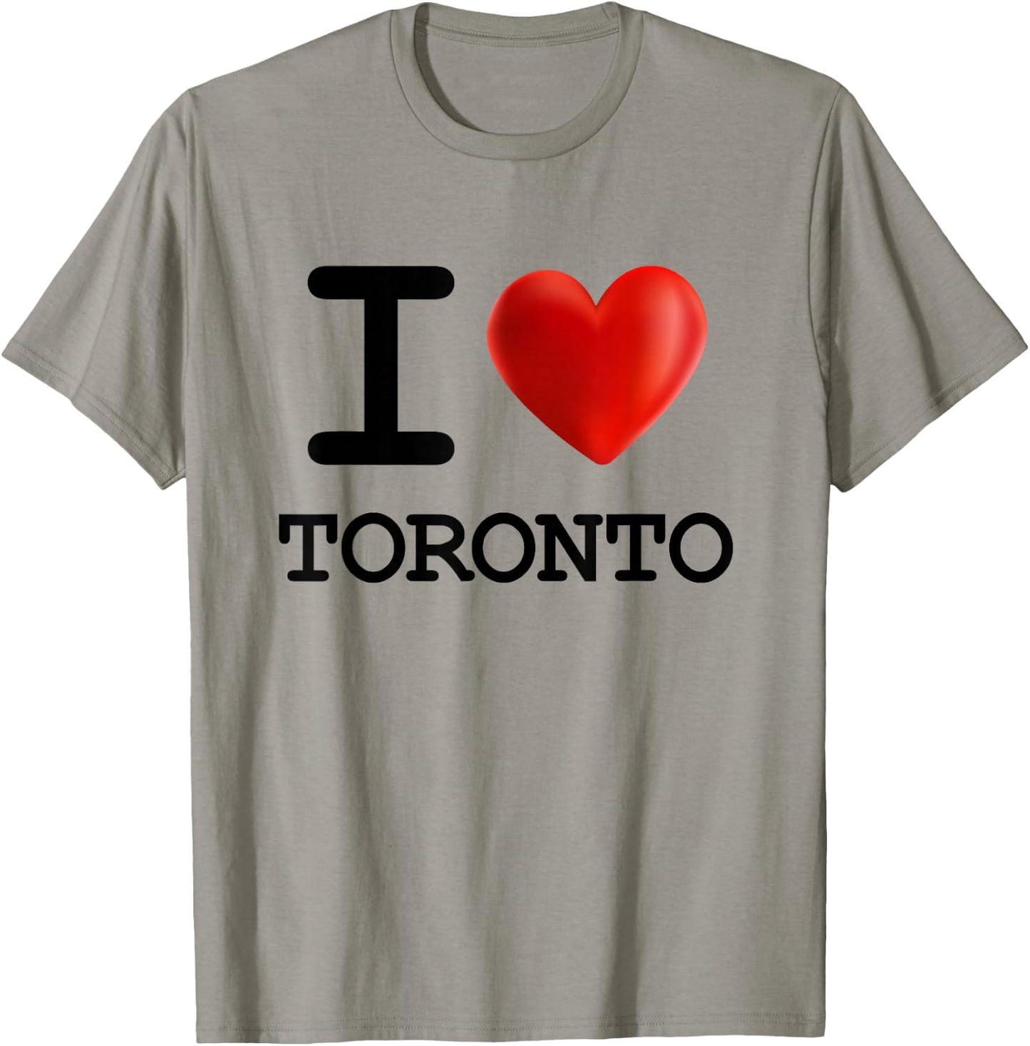 I Love Toronto Souvenir Tourist Heart T-Shirt - T-Shirt | Sand