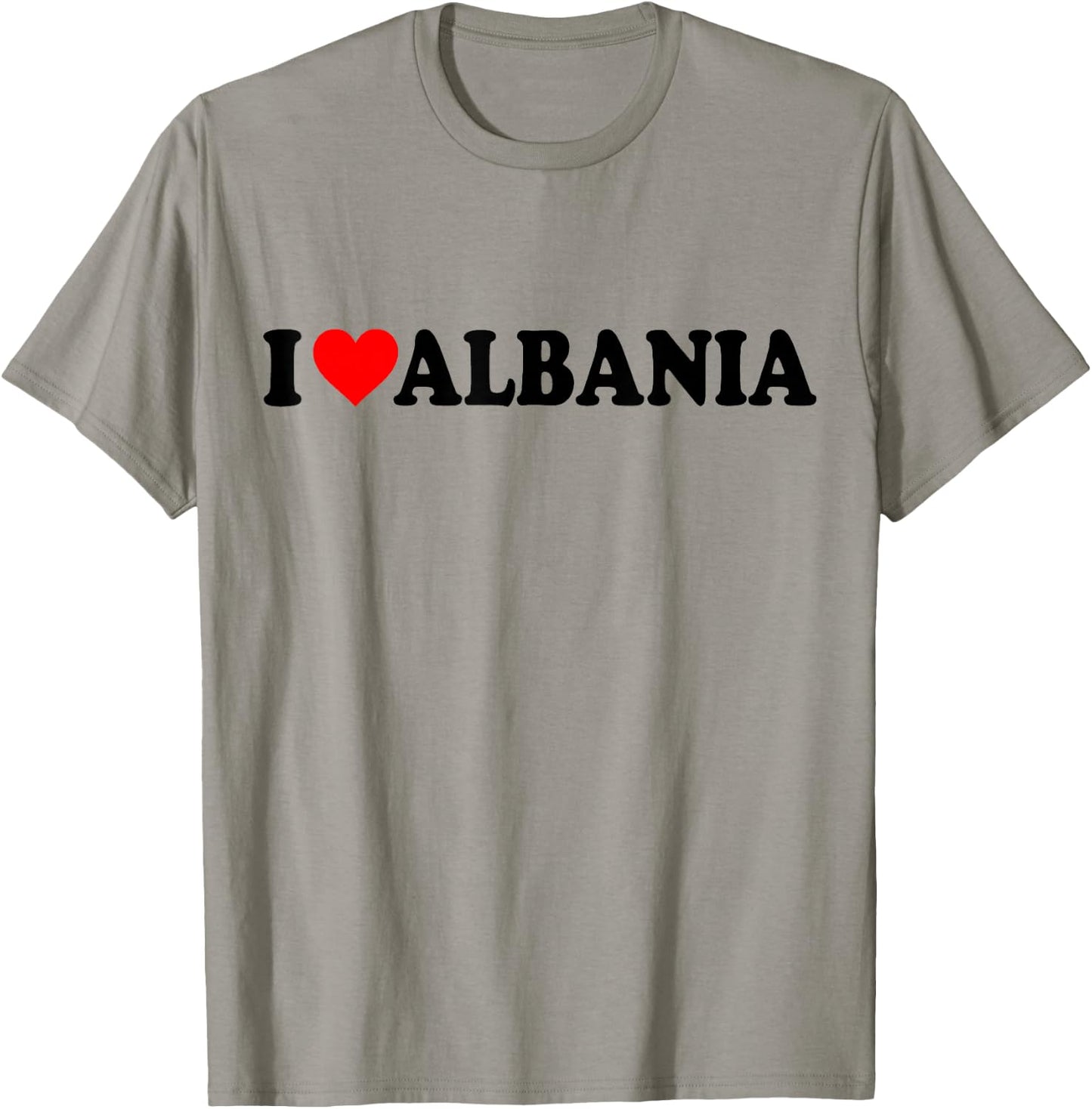 I Love Albania T-Shirt - T-Shirt | Sand