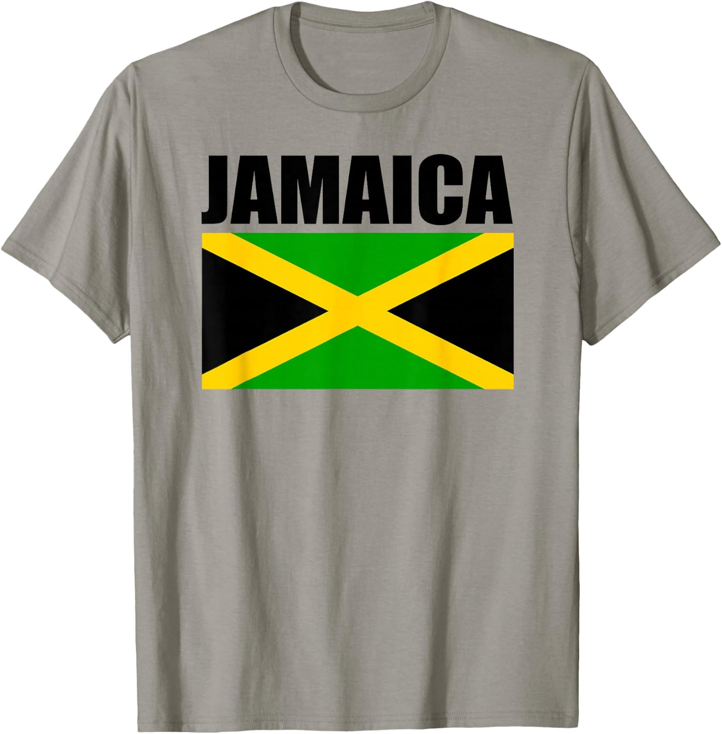 Jamaican Flag, Love Jamaica T-Shirt - T-Shirt | Sand